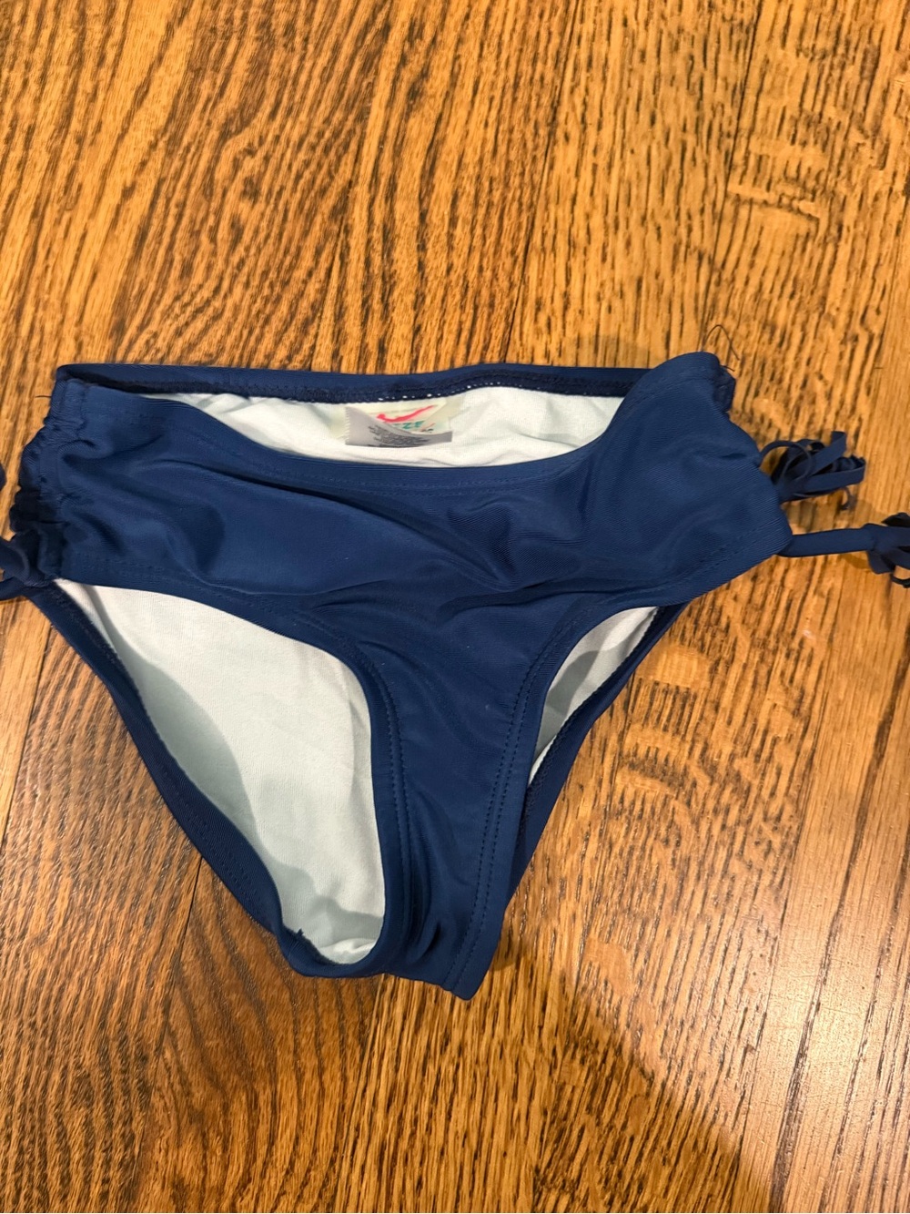 Jantzen Navy Blue Side-Tie Bikini Bottoms